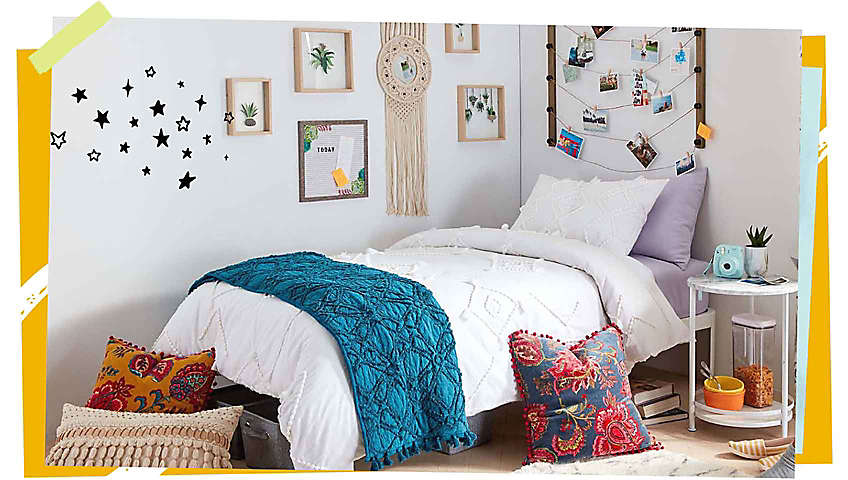  Dorm  Room Ideas College Essentials Checklists Bed  